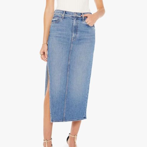 Split Second Skirt - Mother Denim