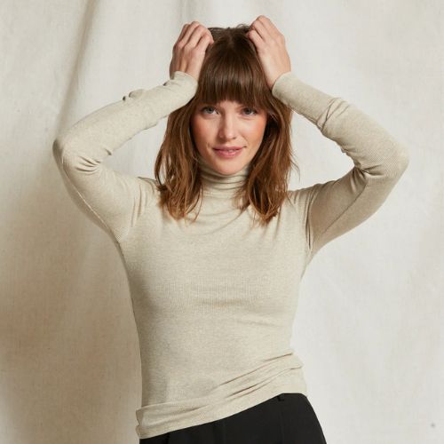 Hayden Turtleneck - Perfect White Tee