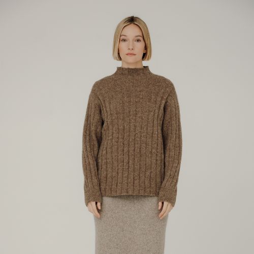 Demi Mock Neck - Bare Knitwear