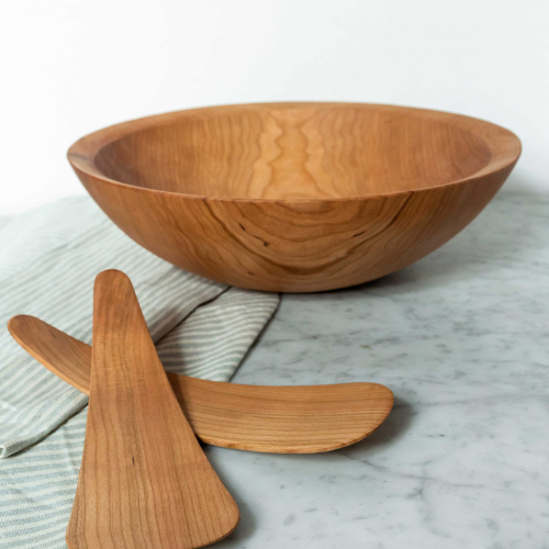 13''CH-R Cherry Wood Bowl - Peterman's Boards & Bowls