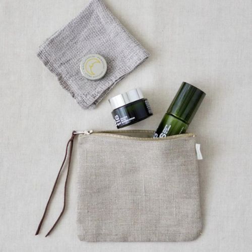 Canna Pouch Large - Fog Linen