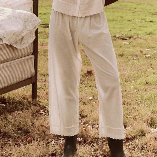 Eyelet Sleep Pant - The Great.