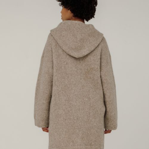 Nook Alpaca Coat - Bare Knitwear