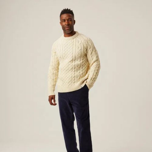 Hudson Aran Jumper - Peregrine Clothing