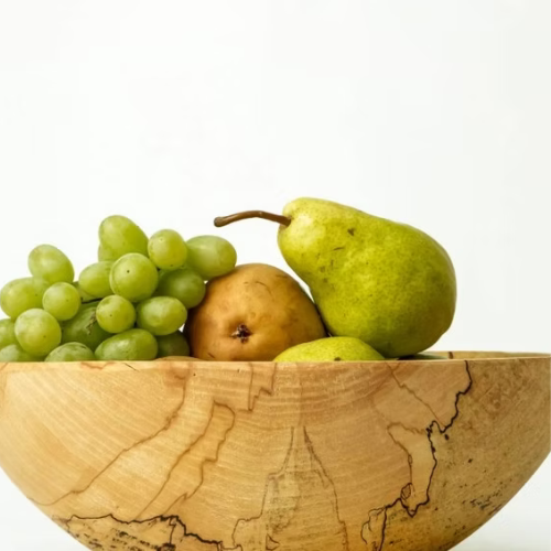 13" Spalted Maple Wood Bowl - Peterman's Boards & Bowls