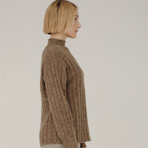 Demi Mock Neck - Bare Knitwear