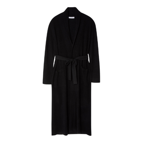 Cashmere Long Robe - White + Warren