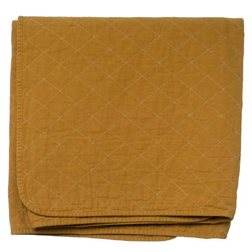 Quilted Throw Blanket - Utility Canvas