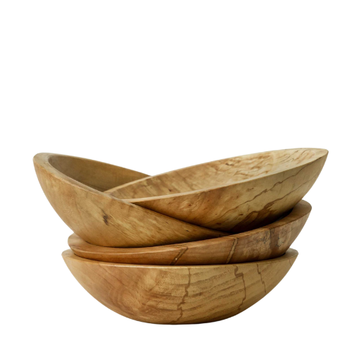 13" Spalted Maple Wood Bowl - Peterman's Boards & Bowls