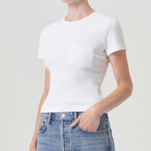 Arlo Rib Tee - Agolde