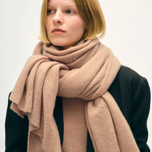 Cashmere Travel Wrap - White + Warren