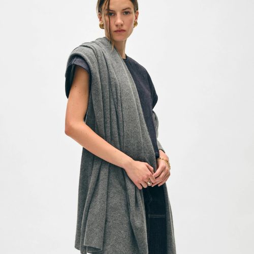 Cashmere Travel Wrap - White + Warren