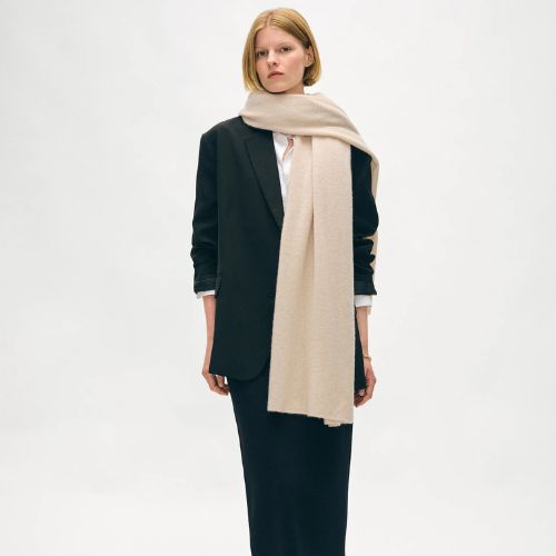 Cashmere Travel Wrap - White + Warren