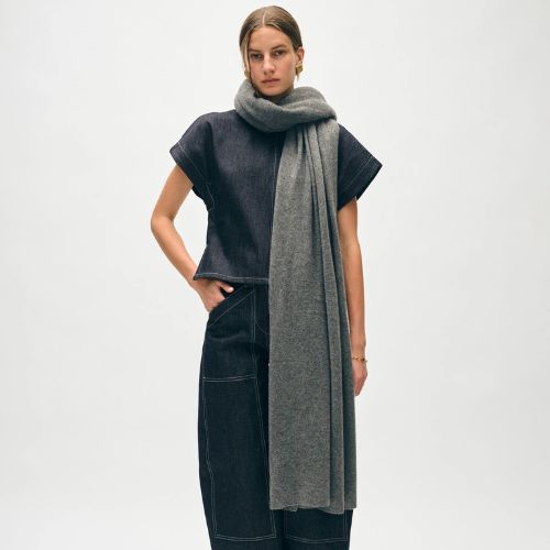 Cashmere Travel Wrap - White + Warren