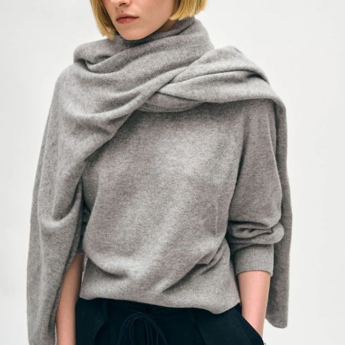 Cashmere Travel Wrap - White + Warren