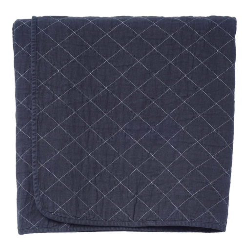 Quilted Throw Blanket - Utility Canvas