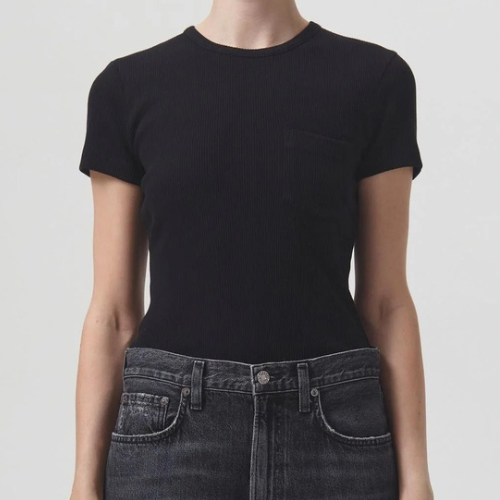 Arlo Rib Tee - Agolde