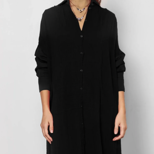 Caftan Shirt Dress - Raquel Allegra