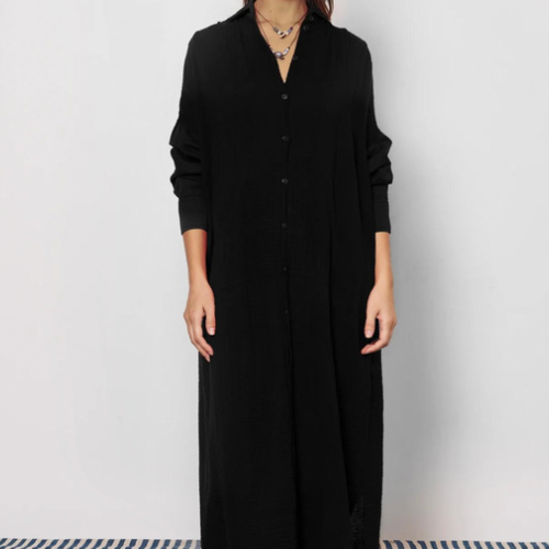 Caftan Shirt Dress - Raquel Allegra