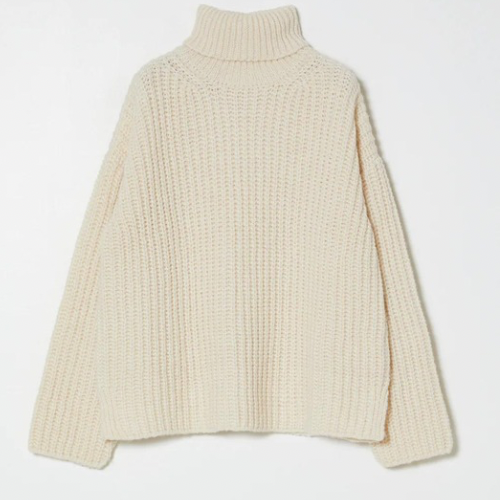 Alpaca Rib Turtleneck - Atelier Delphine